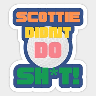 Free Scottie Scheffler! Sticker